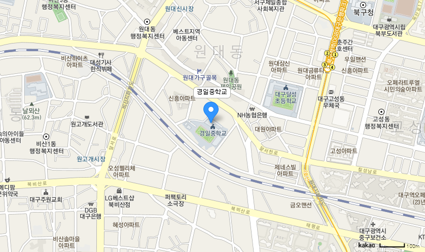 학교 찾아오시는 길 지도